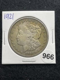 1921 Morgan Silver Dollar Coin