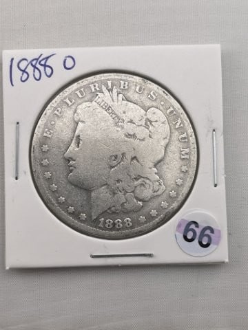 1888 O Morgan Silver Dollar Coin (1 of 2)
