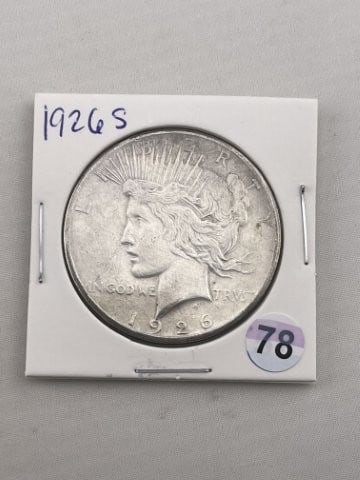 1926 S Peace Silver Dollar Coin (1 of 2)