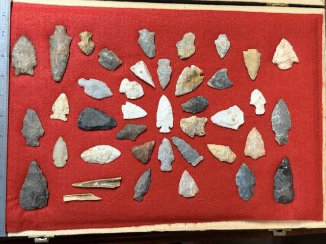 Group of Arrowheads, etc. frame NOT included (1 of 4)