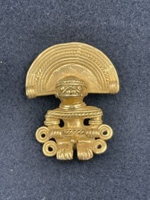 Tumbaga Tairona Gold Figurine UNKNOWN MATERIAL