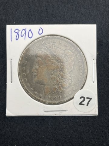 1890 O Morgan Silver Dollar Coin (1 of 2)