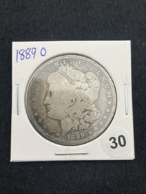 1889 O Morgan Silver Dollar Coin