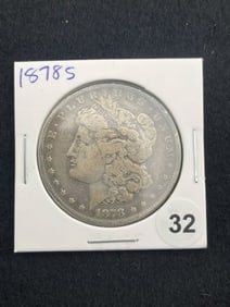 1878 S Morgan Silver Dollar Coin