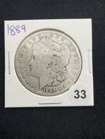 1889 Morgan Silver Dollar Coin