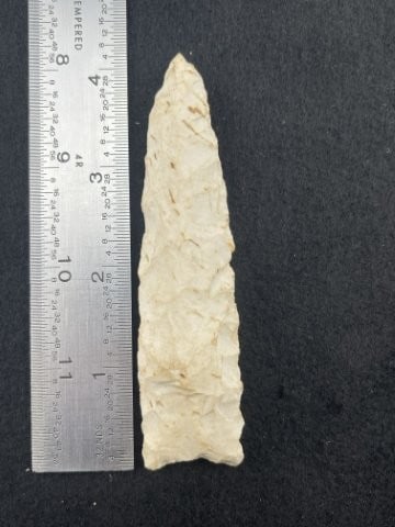 Dalton Indian Artifact Arrowhead: KEY WORDS: INDIAN ARTIFACT ARTIFACTS ARROWHEAD ARROWHEADS NATIVE AMERICAN MISSISSIPPIAN QUAPAW CADDO POTTERY COINS MORGAN DOLLAR PEACE DOLLAR SILVER COINS. All coins have been Sigma tested for authent
