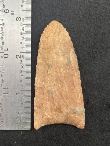 Clovis Indian Artifact Arrowhead: KEY WORDS: INDIAN ARTIFACT ARTIFACTS ARROWHEAD ARROWHEADS NATIVE AMERICAN MISSISSIPPIAN QUAPAW CADDO POTTERY COINS MORGAN DOLLAR PEACE DOLLAR SILVER COINS. All coins have been Sigma tested for authent