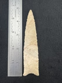 Dalton Indian Artifact Arrowhead