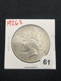 1926 S Peace Silver Dollar Coin