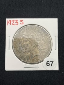 1923 Peace Silver Dollar Coin