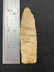 Agate Basin Indian Artifact Arrowhead