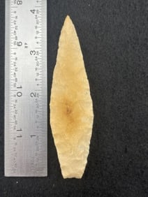 Agate Basin Indian Artifact Arrowhead
