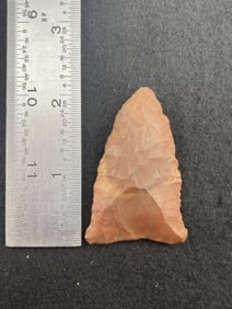 Redstone Clovis Indian Artifact Arrowhead