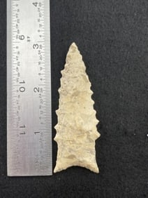 Dalton Indian Artifact Arrowhead