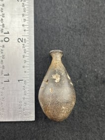 Miniature Plummet Indian Artifact Arrowhead