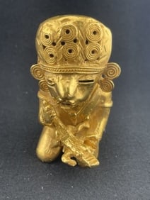 Tumbaga Tairona Gold Figurine UNKNOWN MATERIAL