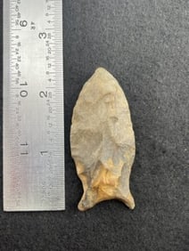 Dalton Indian Artifact Arrowhead