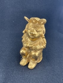 Tumbaga Tairona Gold Figurine UNKNOWN MATERIAL