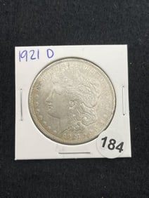 1921 D Morgan Silver Dollar Coin