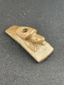 Turtle Effigy Hopewell Pipe Indian Artifact Arrowhead