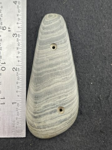 Slate Gorget Indian Artifact Arrowhead (1 of 5)