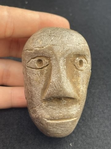 Human Effigy Stone Pipe Indian Artifact Arrowhead (1 of 6)