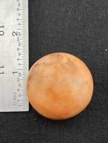 Miniature Quartz Discoidal Indian Artifact Arrowhead