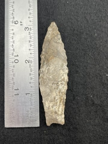 Agate Basin Indian Artifact Arrowhead: KEY WORDS: INDIAN ARTIFACT ARTIFACTS ARROWHEAD ARROWHEADS NATIVE AMERICAN MISSISSIPPIAN QUAPAW CADDO POTTERY COINS MORGAN DOLLAR PEACE DOLLAR SILVER COINS. All coins have been Sigma tested for authent