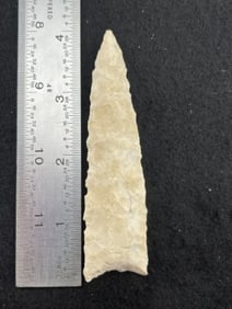 Dalton Indian Artifact Arrowhead