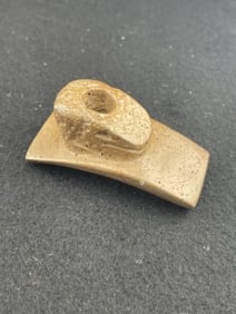 Frog Effigy Stone Hopwell Pipe Indian Artifact Arrowhead