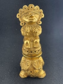 Tumbaga Tairona Gold Figurine UNKNOWN MATERIAL