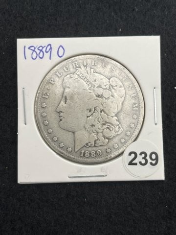 1889 O Morgan Silver Dollar Coin (1 of 2)