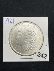 1921 Morgan Silver Dollar Coin