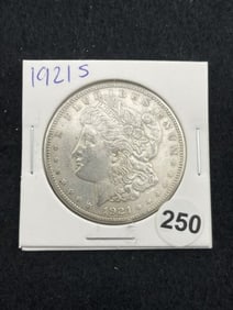 1921 S Morgan Silver Dollar Coin