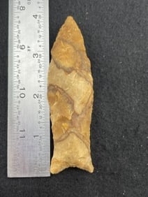 Colorful Cumberland Indian Artifact Arrowhead