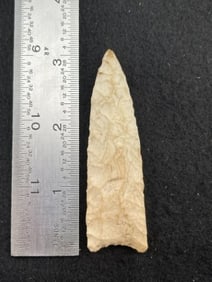 Redstone Clovis Indian Artifact Arrowhead