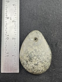 Stone Pendant Indian Artifact Arrowhead