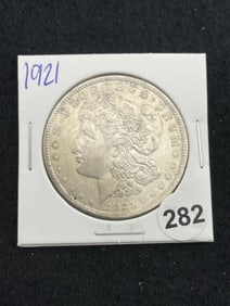 1921 Morgan Silver Dollar Coin