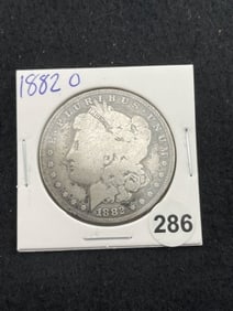1882 O Morgan Silver Dollar Coin
