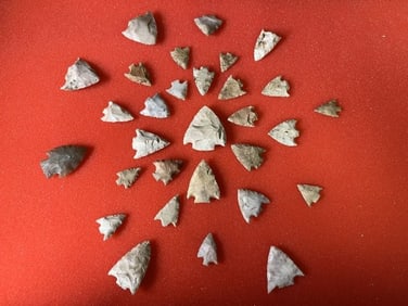 Group of very nice Arrow Points Indian Artifact Arrowhead