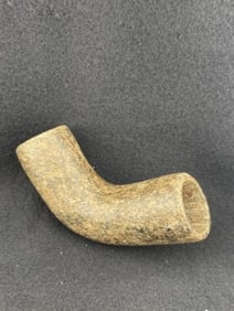 Stone Elbow Pipe Indian Artifact Arrowhead
