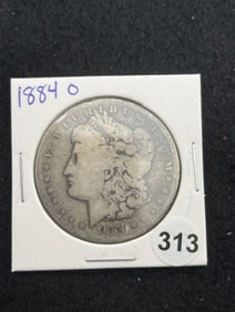 1884 O Morgan Silver Dollar Coin
