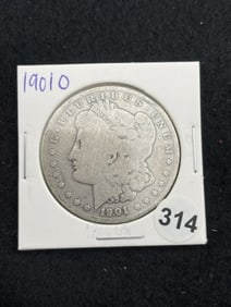 1901 O Morgan Silver Dollar Coin