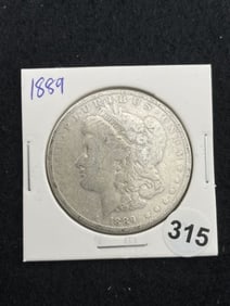 1889 Morgan Silver Dollar Coin