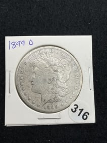 1899 O Morgan Silver Dollar Coin