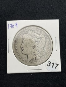 1904 Morgan Silver Dollar Coin