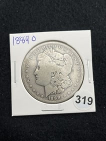 1889 O Morgan Silver Dollar Coin