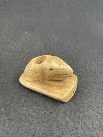 Bird Effigy Stone Pipe Indian Artifact Arrowhead