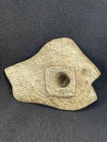 Fish Effigy Stone Pipe Indian Artifact Arrowhead