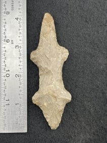 Flint Lizard Indian Artifact Arrowhead